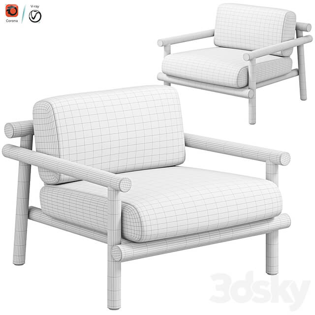 Ayana armchair by B&B Italia