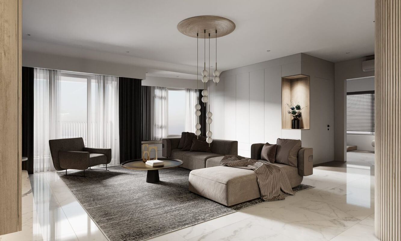 Apartment Interior Model by Trung Hau Tran