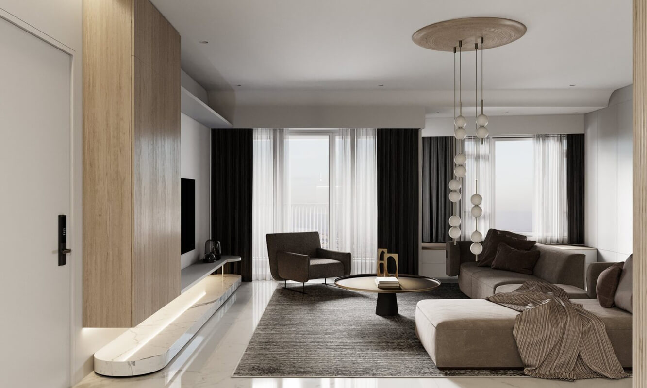  Apartment Interior Model by Trung Hau Tran