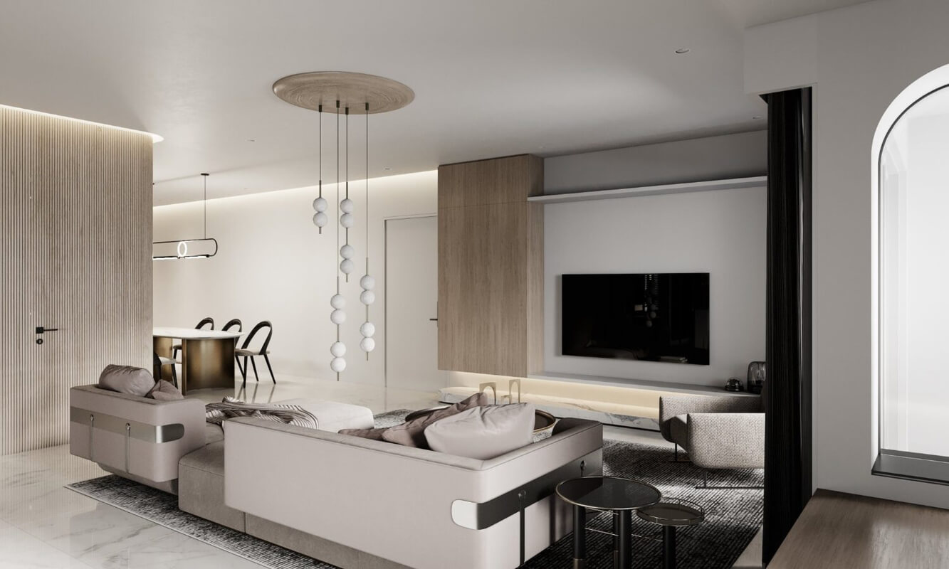  Apartment Interior Model by Trung Hau Tran