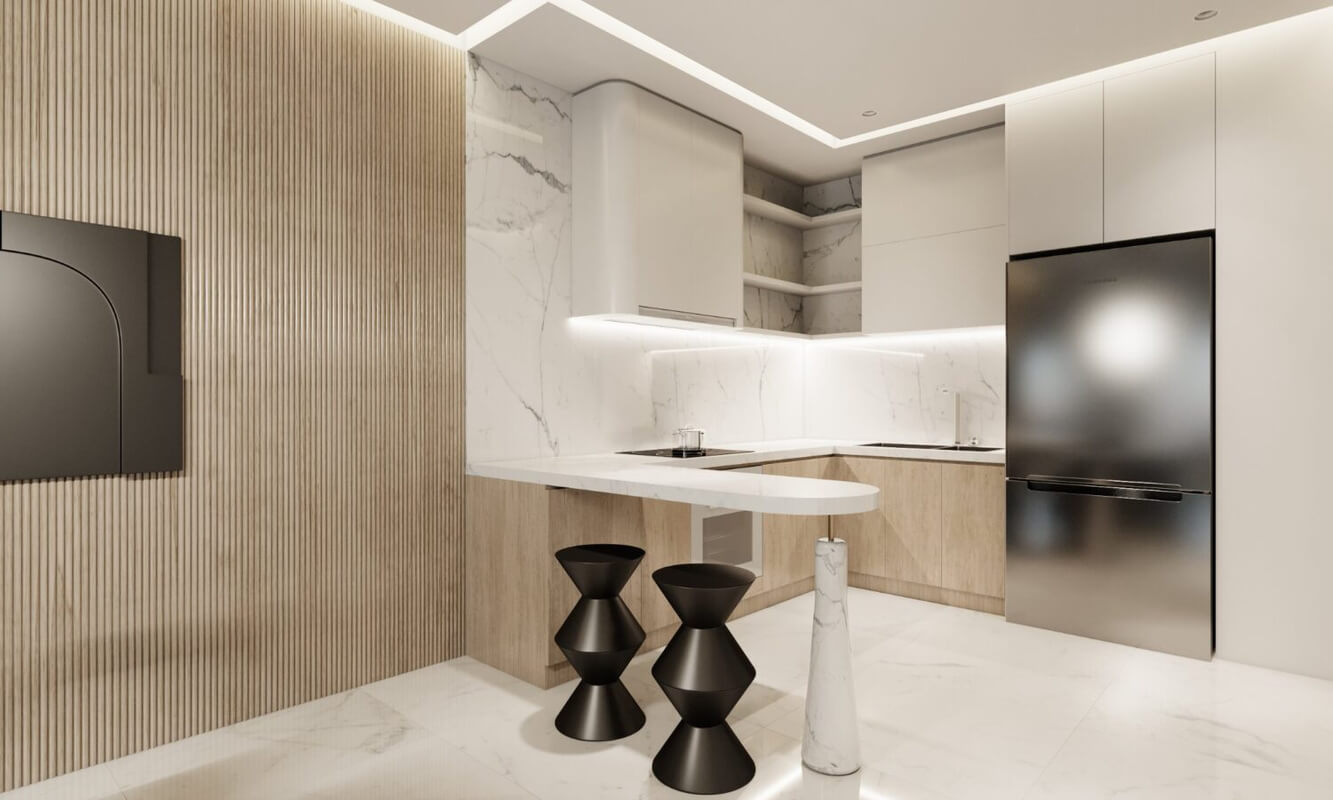  Apartment Interior Model by Trung Hau Tran