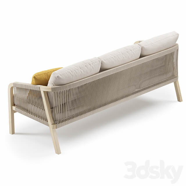 Outdoor Garden Woven Lounge 3 seater Sofa by Kettler