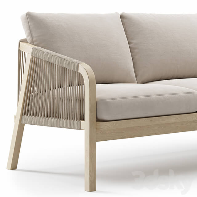 Outdoor Garden Woven Lounge 3 seater Sofa by Kettler