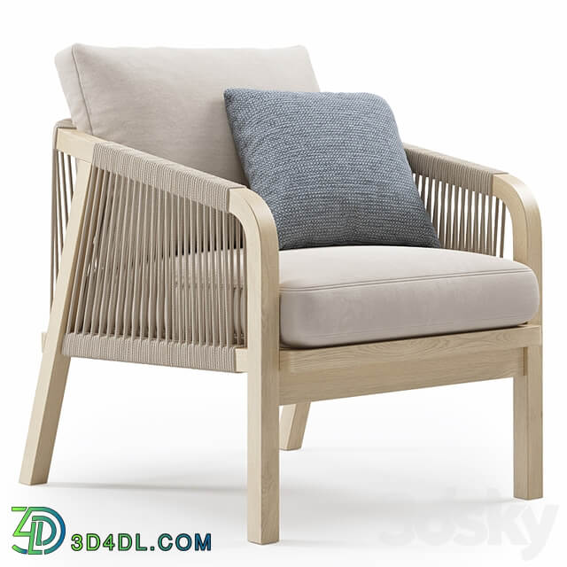 Outdoor Garden Woven Lounge Armchair by Kettler