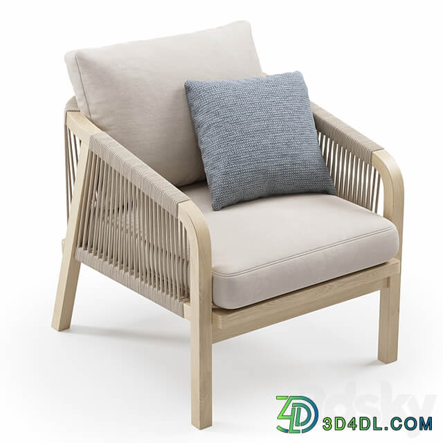 Outdoor Garden Woven Lounge Armchair by Kettler