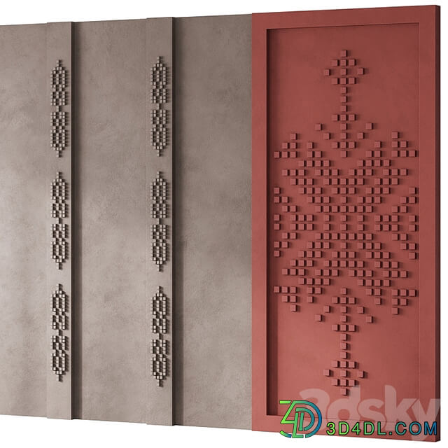 68 Mosaic headboard
