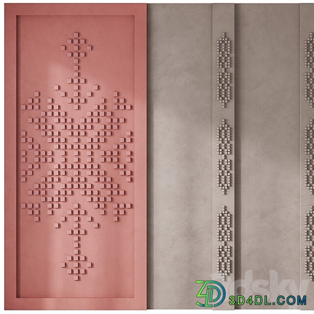 68 Mosaic headboard
