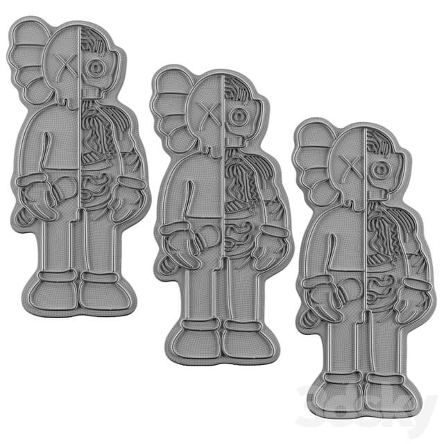KAWS Neon Sign