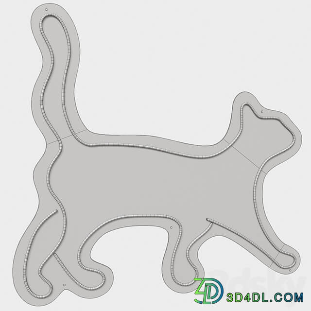 Set of neon lights Cats 02