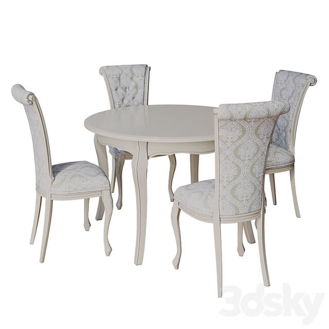 BUCZYNSKI round table. chair 2. Classic collection