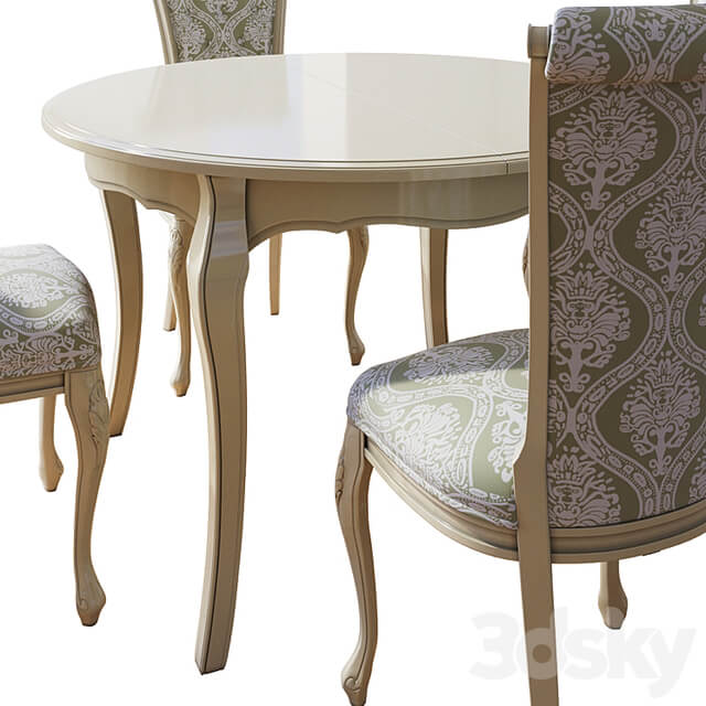 BUCZYNSKI round table. chair 2. Classic collection