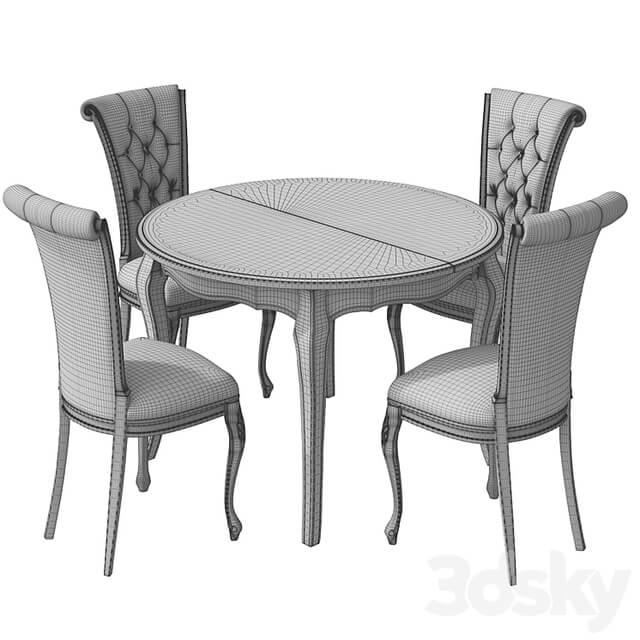 BUCZYNSKI round table. chair 2. Classic collection
