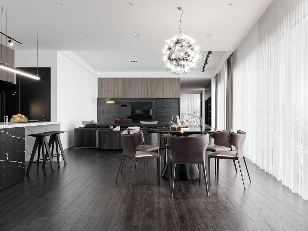  Penthouse Design Interior Model By Nguyen Duc Huy