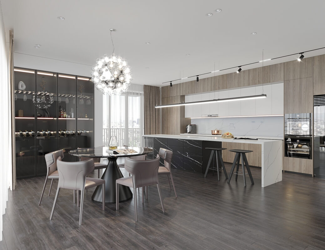  Penthouse Design Interior Model By Nguyen Duc Huy