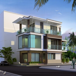 Thuong  3D Exteriors Villa 6 Model 3dsmax by Mr 