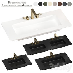 INBANI H tops washbasins set 