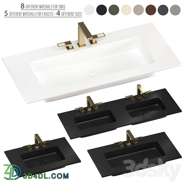 INBANI H tops washbasins set