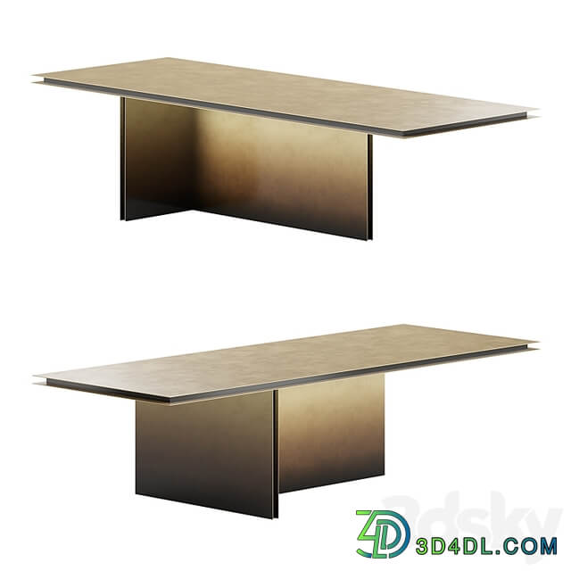 Folio dining table by De Castelli