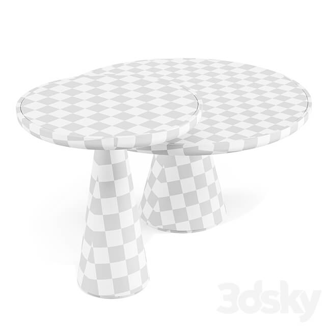 Poltrona Frau: DUO Pedestal Tables