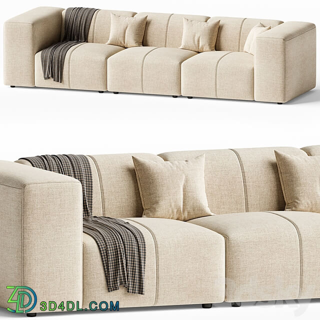 Stefano 3 Piece Sectional Sofa
