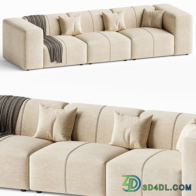 Stefano 3 Piece Sectional Sofa