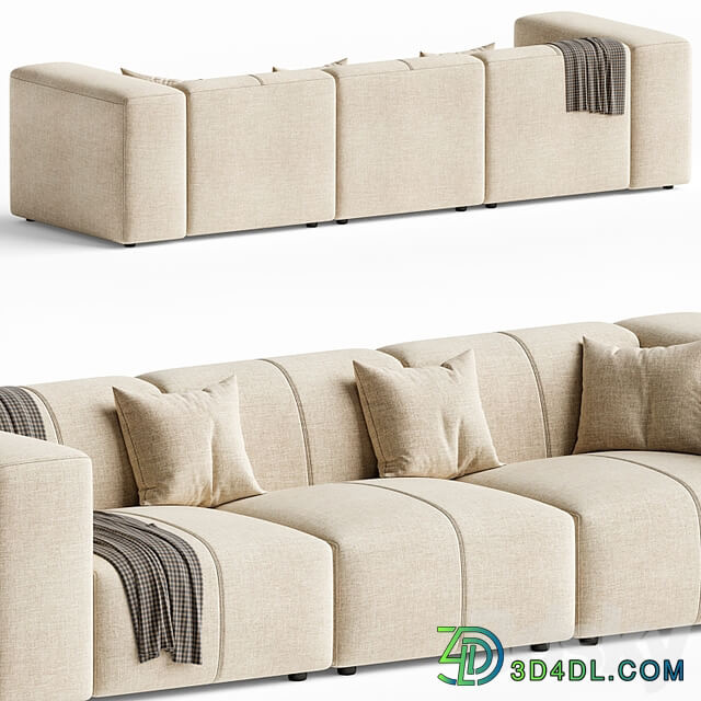 Stefano 3 Piece Sectional Sofa