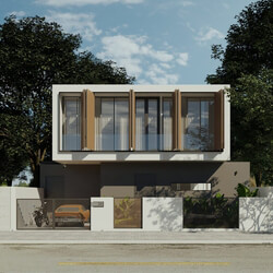  House Exterior Model by Minh Tran 