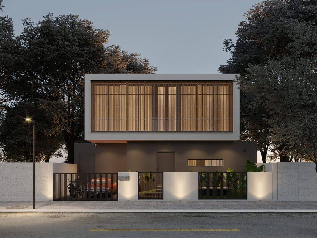  House Exterior Model by Minh Tran