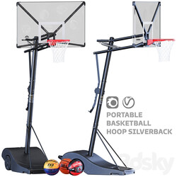 Portable Basketball Hoop Silverback 