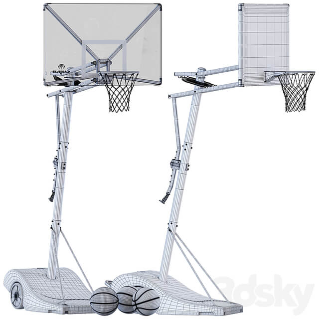 Portable Basketball Hoop Silverback