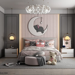 3D Model Interior Children Room 18 By HuyHieuLee 