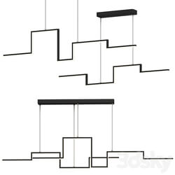 Nordic Geometry Linear Pendant 