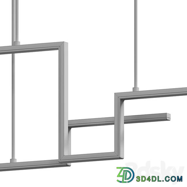 Nordic Geometry Linear Pendant