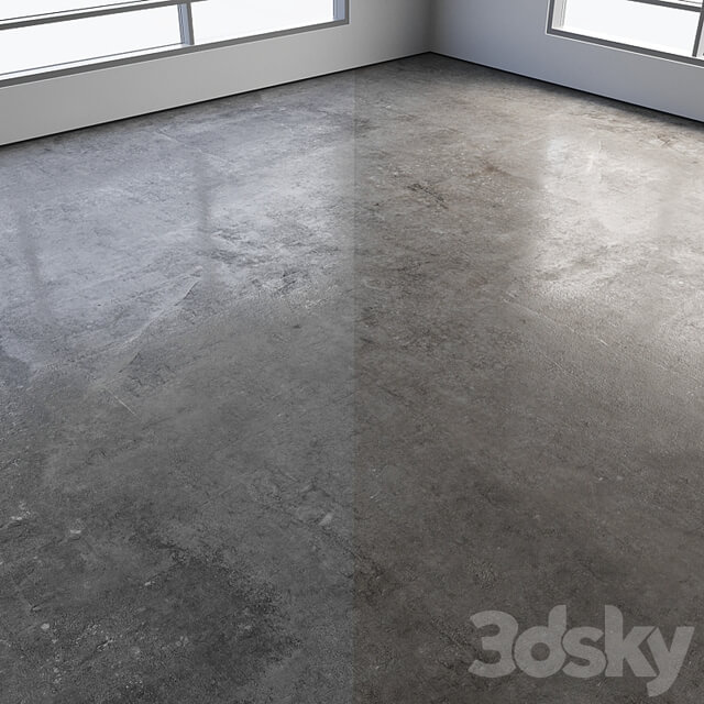 Self leveling concrete floor No. 10