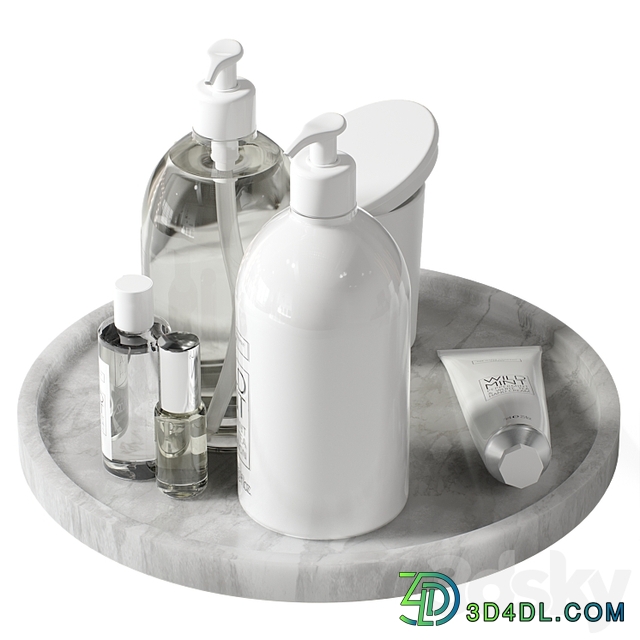 Decorative set 43 Bottles and candles