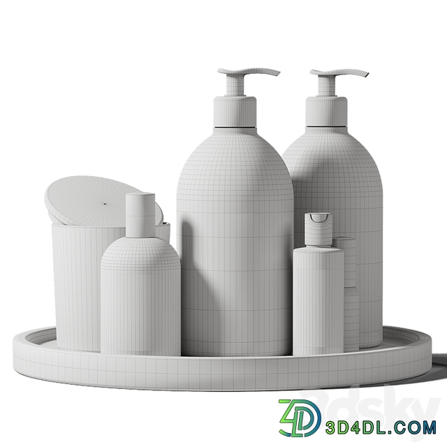Decorative set 43 Bottles and candles