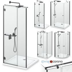 Shower enclosures Radaway Carena black 
