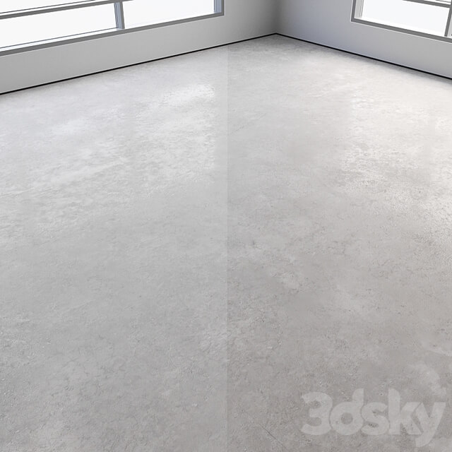 Self leveling concrete floor No. 21