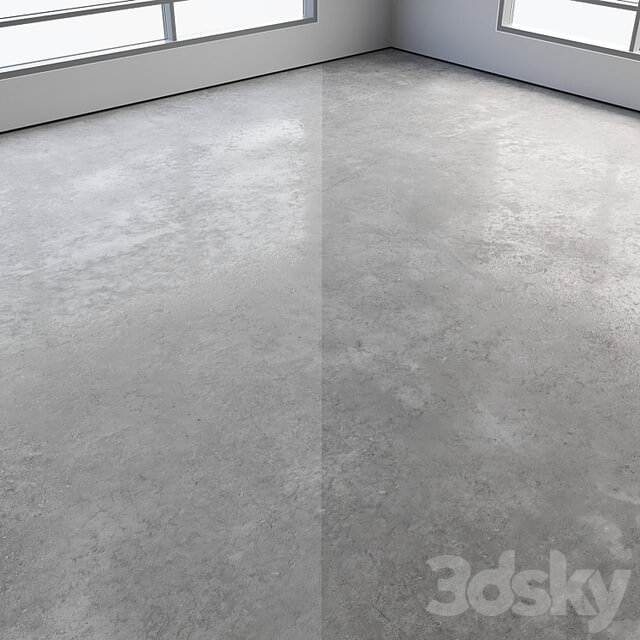 Self leveling concrete floor No. 21