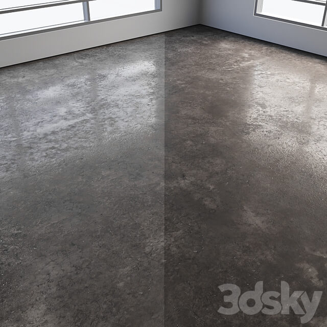 Self leveling concrete floor No. 21