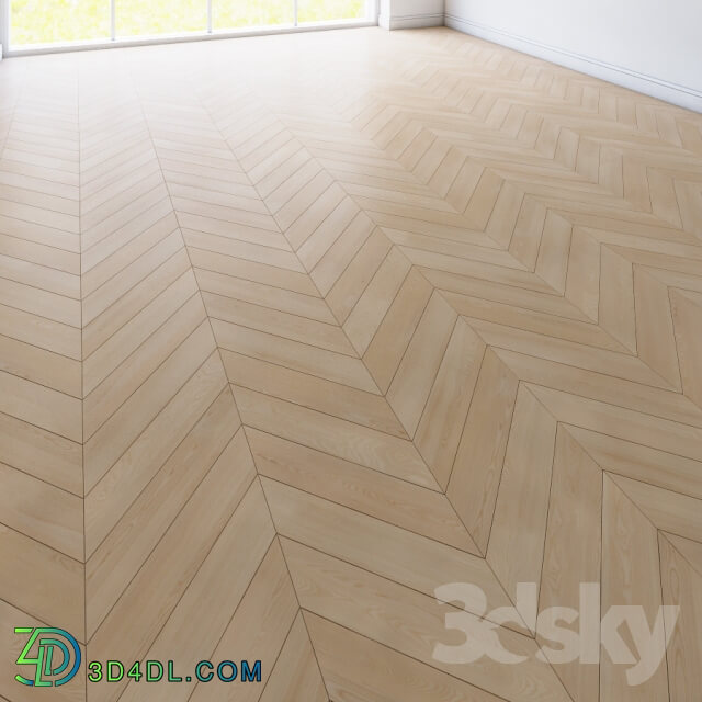 Parquet chevron classic light