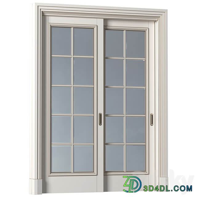 Sliding wardrobe doors in classic style. French Art Deco Sliding Folding Modern Doors Glass