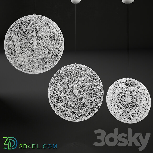 Moooi Random light Pendant light 3D Models