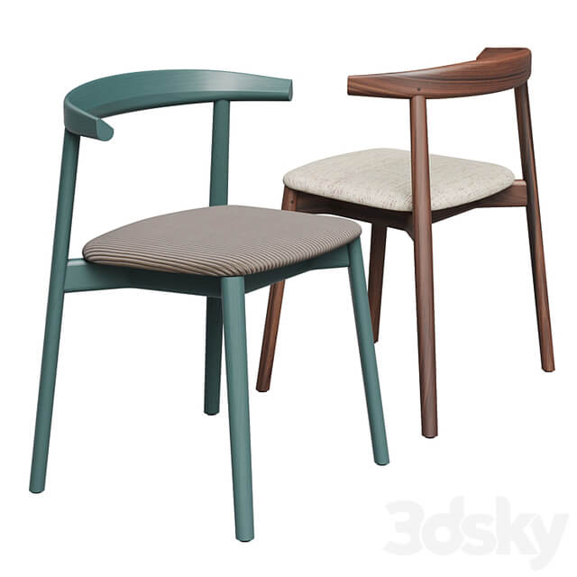 ANDO CHAIR UPHOLSTERED by De La Espada