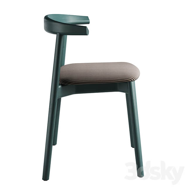 ANDO CHAIR UPHOLSTERED by De La Espada