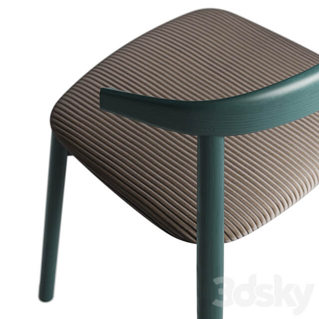 ANDO CHAIR UPHOLSTERED by De La Espada