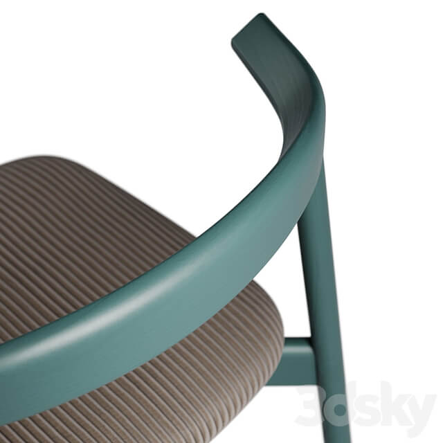 ANDO CHAIR UPHOLSTERED by De La Espada