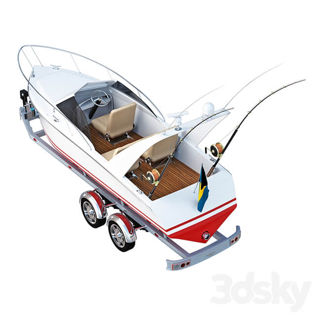 Pleasure fishing boat