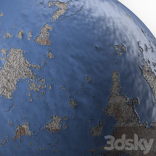 Plaster Materials 29 Painted Wall By Bricks, sbsar | Pbr | 4k | seamless