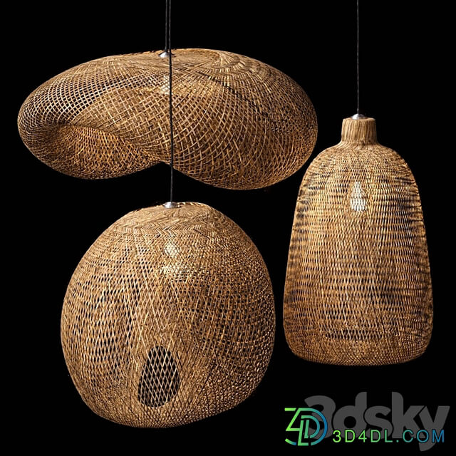 Rattan Pendant light